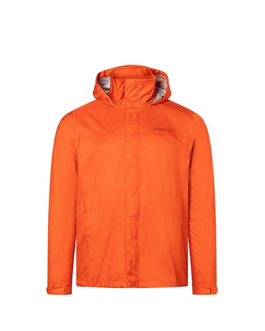 Marmot Orange Precip Eco Jacket | Lightweight for men