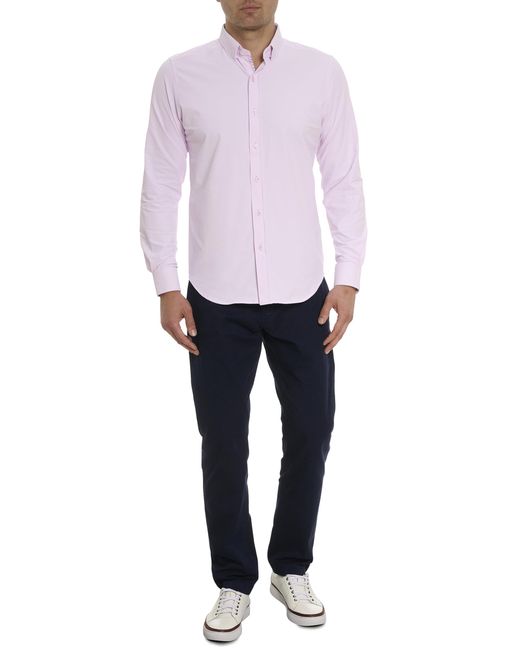 Robert Graham White Marcus Long-sleeve Button-down Shirt for men
