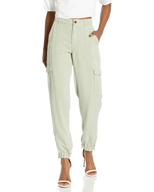 Guess Green Bowie Straight Leg Cargo Chino Pant