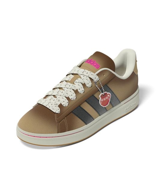 Adidas Brown Grand Court Alpha 00s Sneaker for men