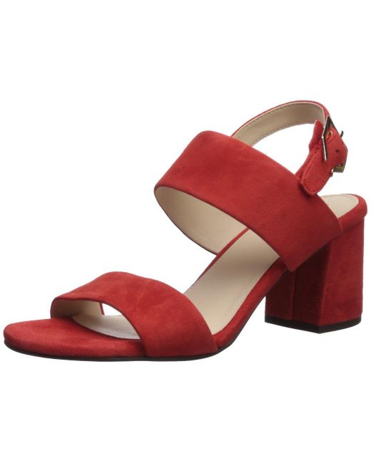 cole haan red sandals