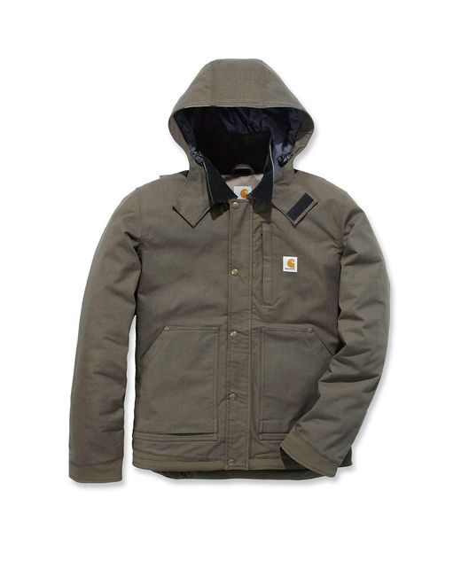 Carhartt Gray Mens Full Swing Relaxed Fit Ripstop Insulated Jacket for men