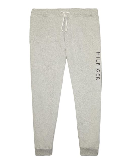 Tommy Hilfiger Gray Adaptive Jogger Sweatpants With Drawcord Closure for men