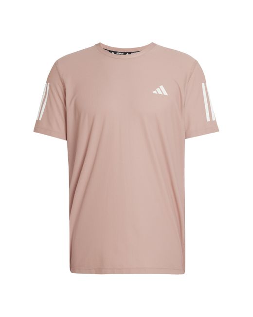 Adidas Pink Tall Size Own The Run T-shirt for men