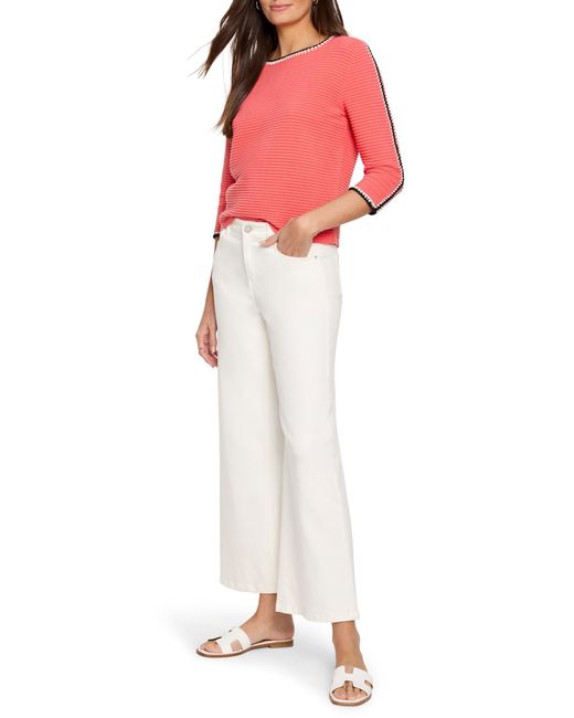NIC+ZOE Red Nic+zoe Button Pullover Sweater Vest