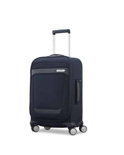 Samsonite Blue On Luggage - Airline Approved Softside Suitcase - 360 Spinner Wheels - Integrated Id Tag - Quick-access Stash Pocket - Wet