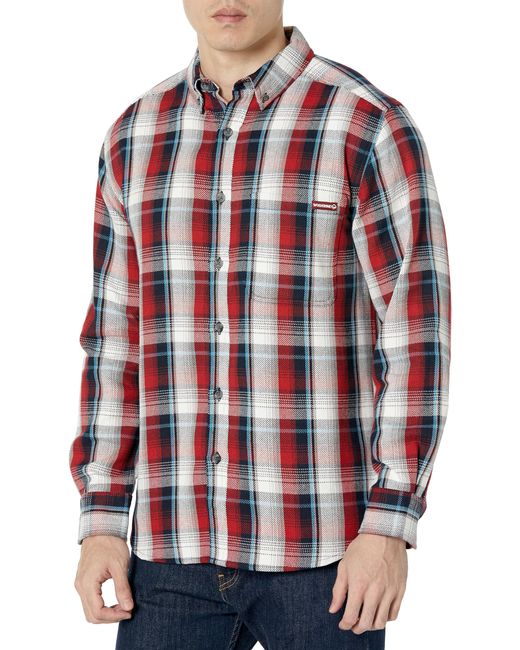 Wolverine Red Hastings Flannel Shirt for men