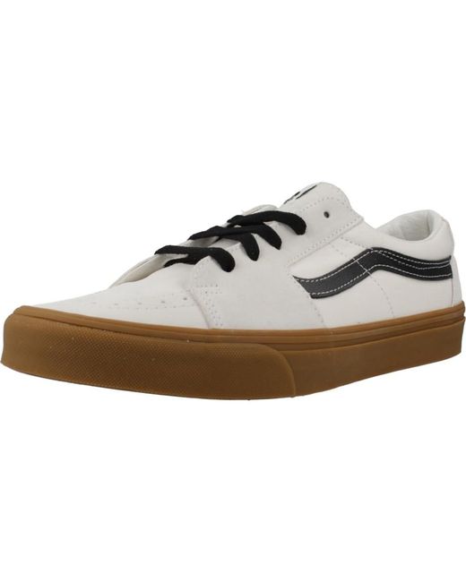 Vans White Sk8-low Sneaker