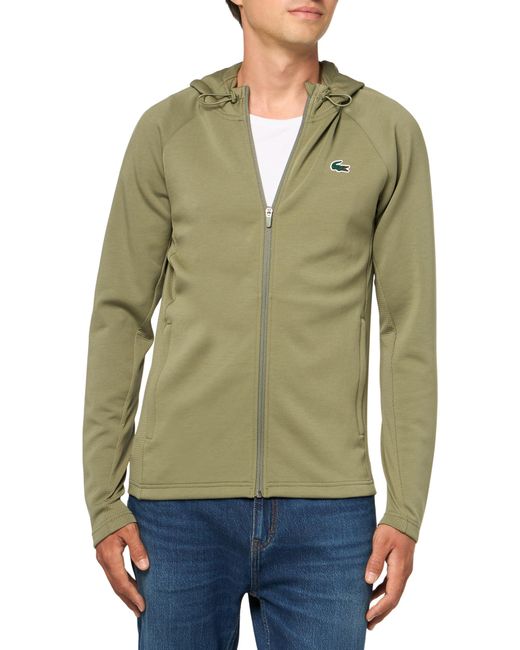 Lacoste Green Sport Breathable Sport Track Jacket for men