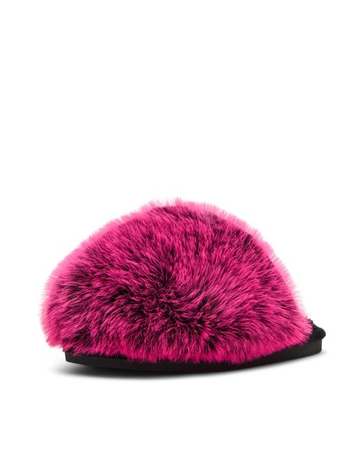 Steve Madden Pink Poof Slipper