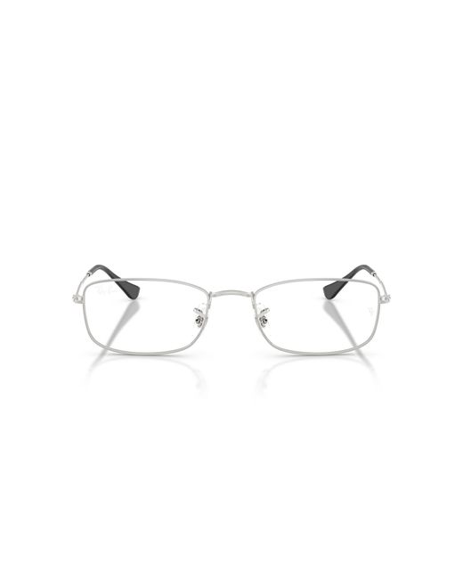 Ray-Ban Black Rx6647 Rectangular Prescription Eyewear Frames