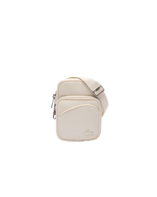 Lacoste Natural Small Crossover Bag for men