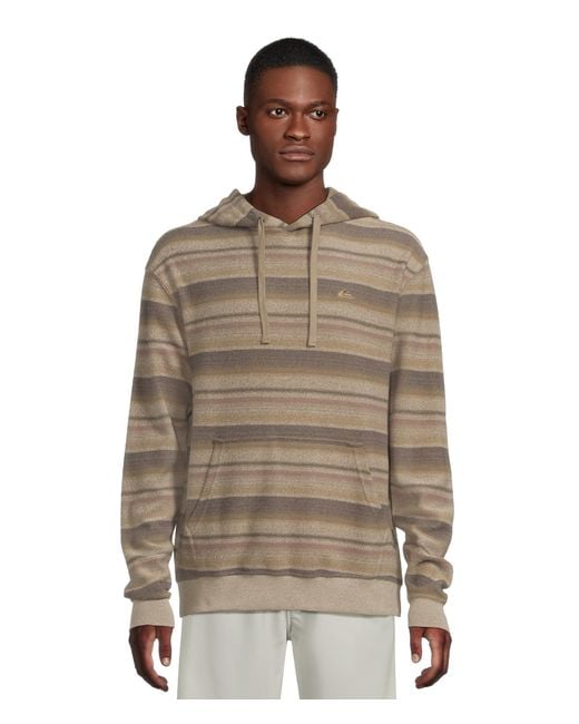 Quiksilver Brown Otway Hoodie Fleece for men