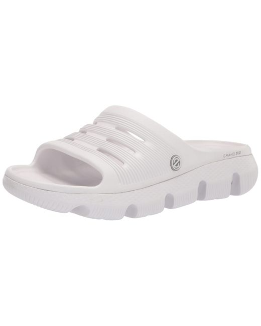Cole Haan 4.zerogrand All Day Slide Flipflop in Grey (White) for Men