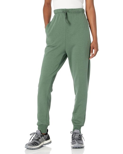 Adidas Green Studio Lounge High Waist Pants