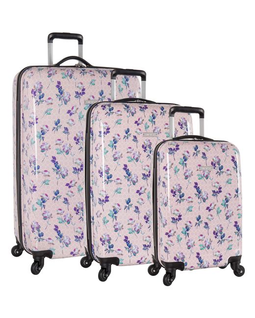 Nine West Multicolor 3 Piece Hardside Spinner Luggage Suitcase Set