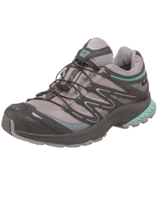 Salomon Xa Comp 4 Gtx Trail Running Shoe,aluminum/autobahn/mint Green,5