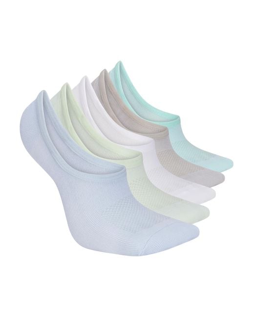 Skechers Blue Slip-ins 5-pack Performance No Show Liners