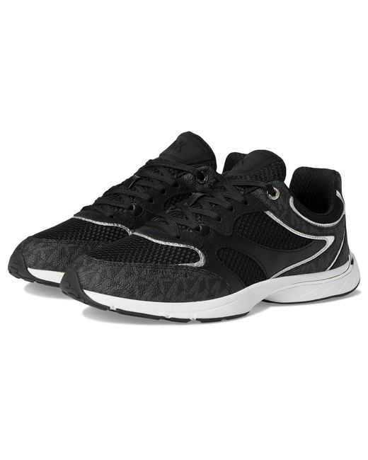 MICHAEL Michael Kors Riley Trainer Shoes in Black | Lyst