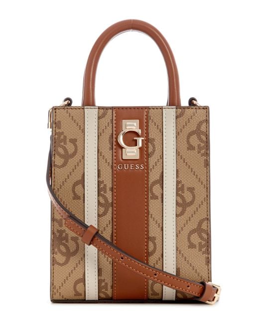 Guess Brown Erenia Mini Tote