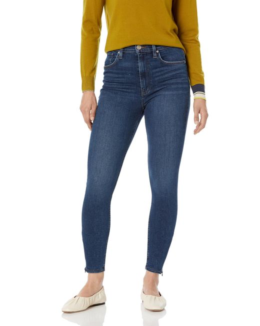 Hudson Jeans Women's Blue Jeans Centerfold High-rise Super