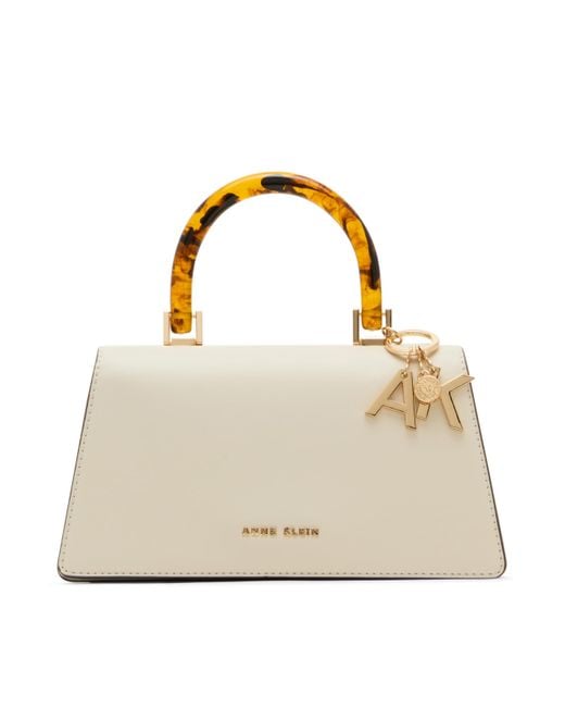 Anne Klein Metallic S Top Handle With Convertible Strap