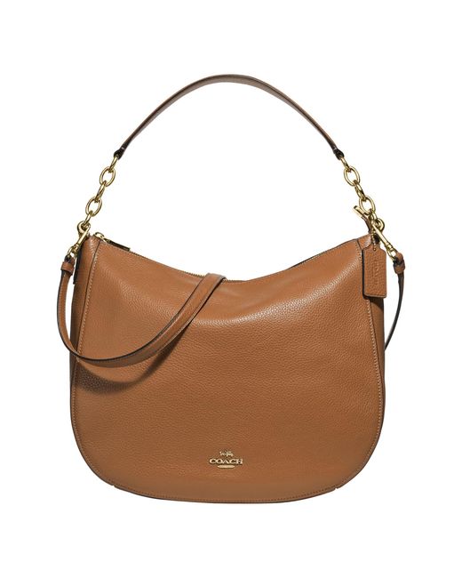 COACH Brown Pebbled Leather Madison Phoebe Shoulder Bag Purse F1376-26224  hobo · Wolflicious Deals · Online Store Powered by Storenvy