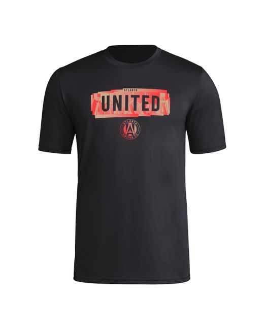 Adidas Black Atlanta United Fc Local Pop Short Sleeve Pre-game T-shirt for men