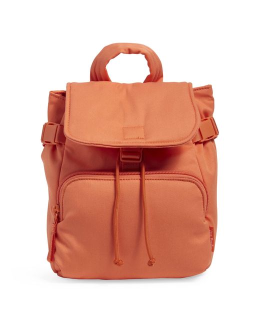 Vera Bradley Cotton Utility Mini Backpack Purse in Orange Lyst