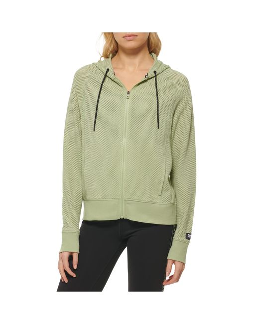 dkny green hoodie