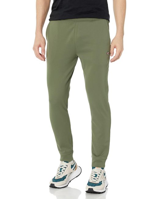 Champion Green , Gameday Sweatpants, Best Comfortable Jogger Pants, 31" Inseam, Cargo Olive-586644, X-large for men