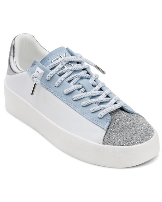 DKNY Blue Everyday Cushioned Insole Ginali-lace Up Sneaker