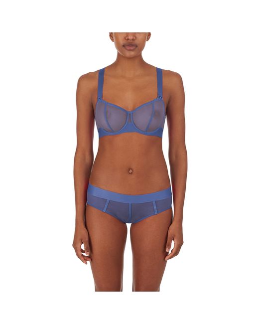 DKNY Sheers Convertible Strapless Bra in Blue Lyst
