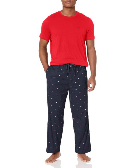 Tommy Hilfiger Blue Cozy Fleece Sleep Set for men