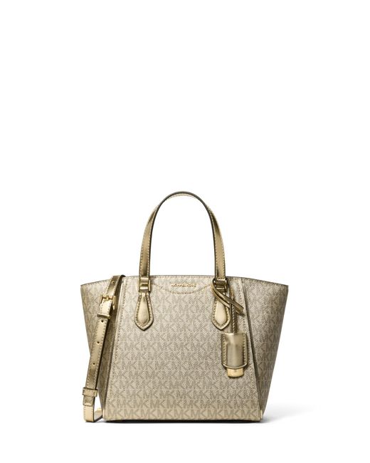 Michael Kors Natural Taryn Small Convertible Crossbody Bag