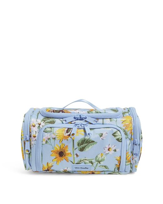 Vera Bradley Recycled Lighten Up Reactive Large Travel Cosmetic Makeup