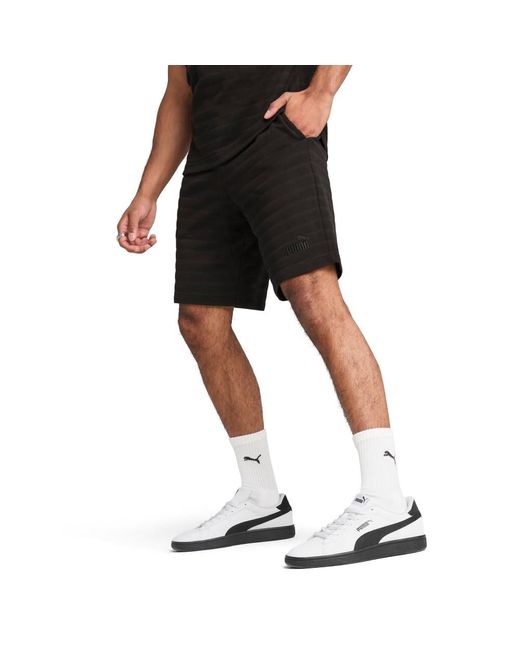 PUMA Essentials Elevated 9" Shorts Black Ss25 for men