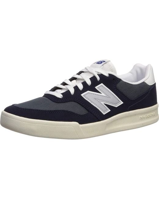 New Balance Suede 300 V2 Court Sneaker in Navy/White (Black) for Men - Save  69% | Lyst