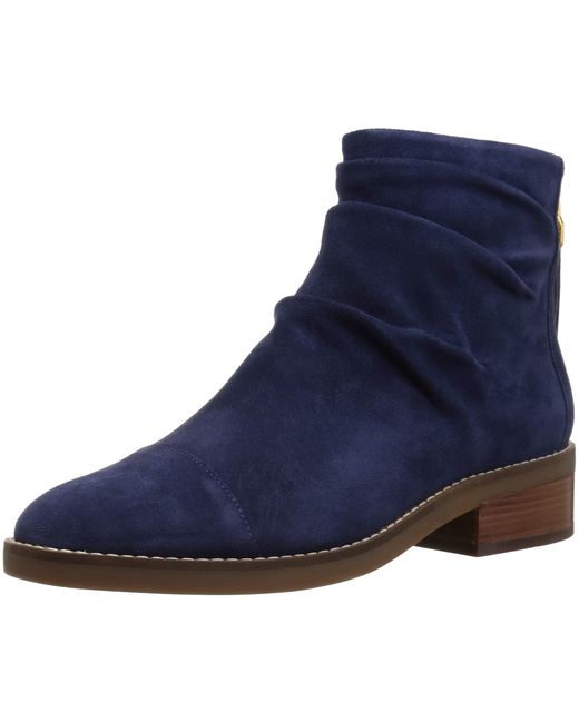 cole haan blue suede boots