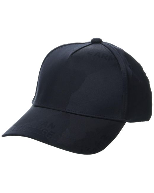 Emporio Armani Blue A | X Armani Exchange Camo Jacquard Baseball Hat for men