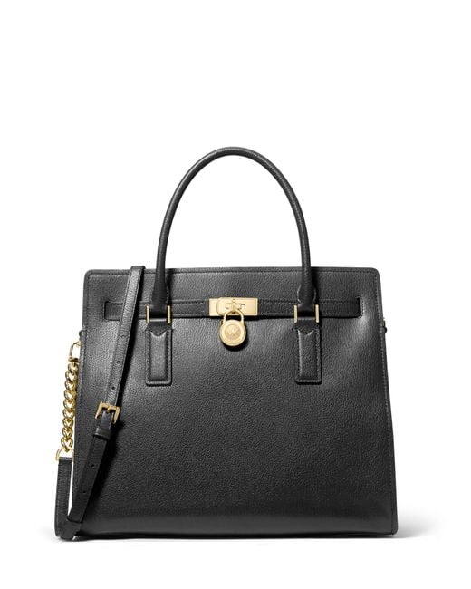 Michael Kors Black Hamilton Large Satchel