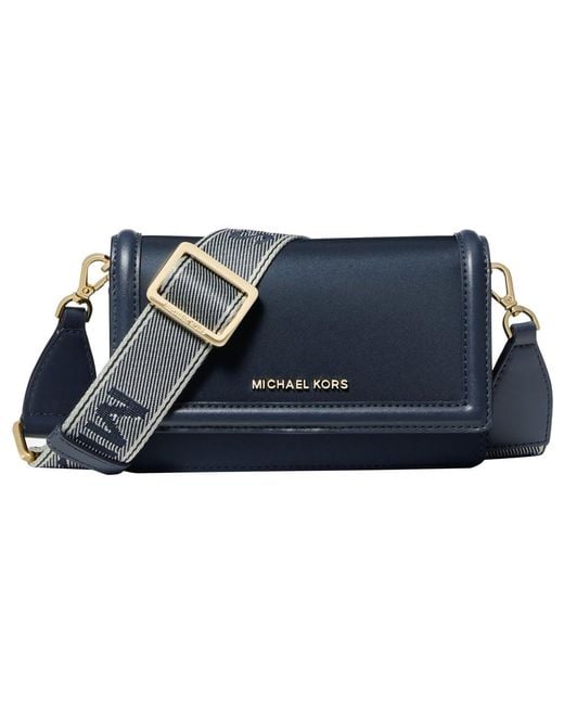 Michael Kors Blue Jet Set Small Phone Crossbody Bag