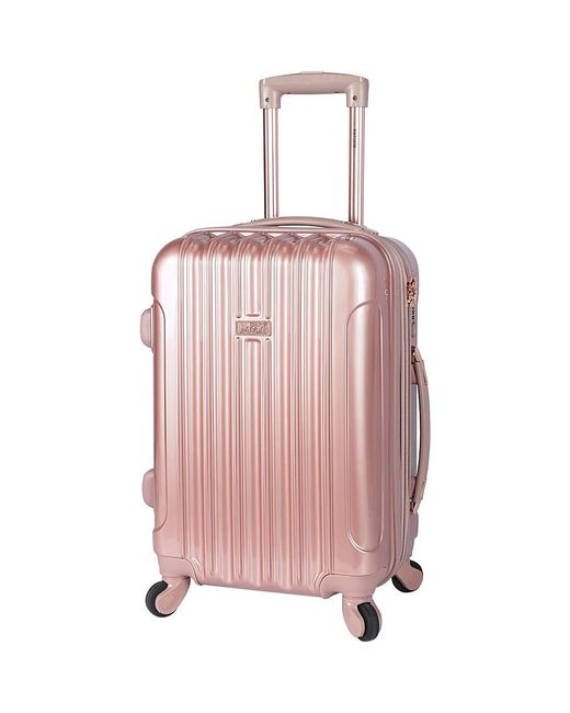 Kensie Pink Alma Hardside Spinner Luggage,Expandable