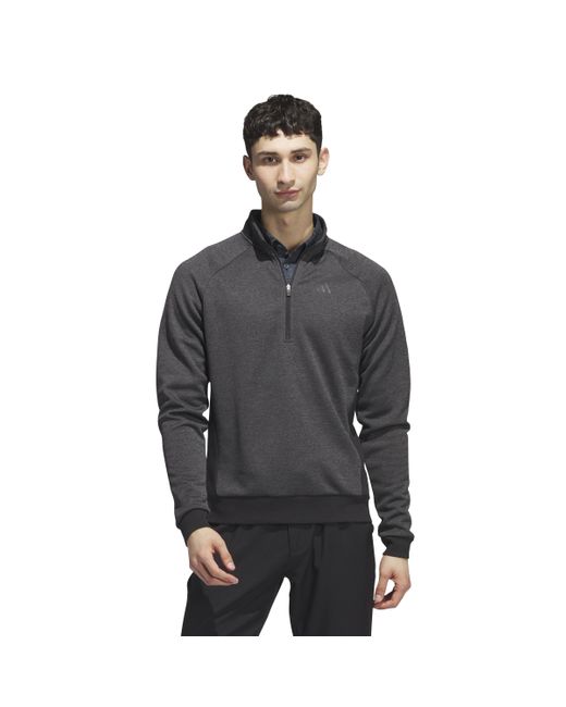 Adidas Gray Dwr Quarter-zip Pullover for men