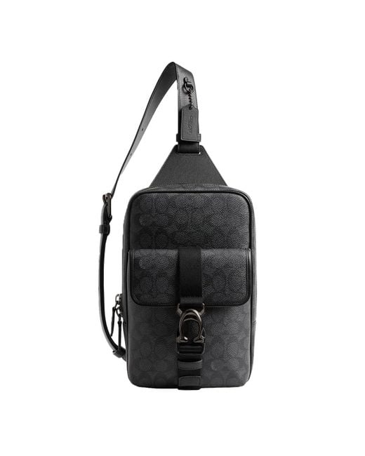 COACH S Beck Pack In Signature in Black for Men | Lyst