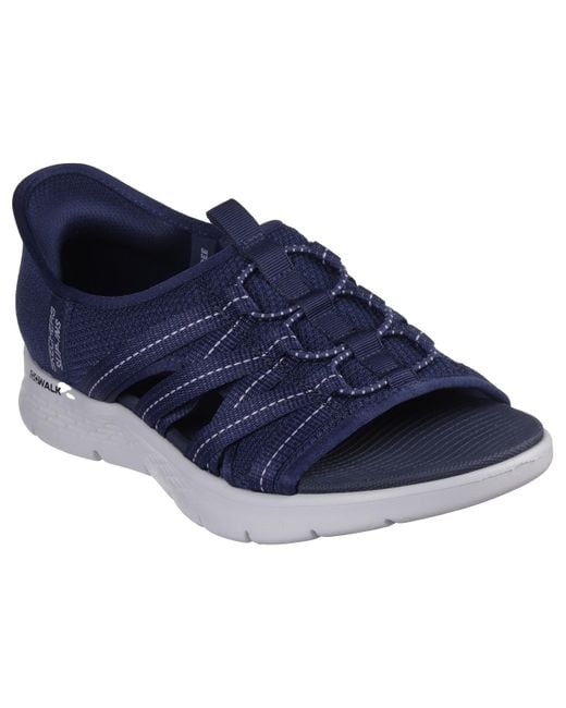 Skechers Blue Ins Go Walk Flex Sandal – Sadie