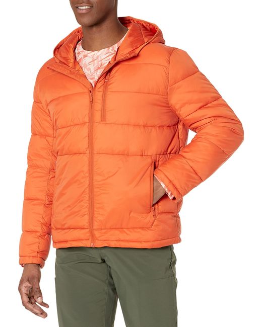 Cole Haan Orange Everyday Water Resistant Puffer Jacket for men