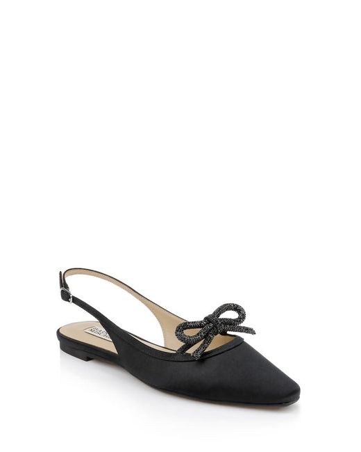 Badgley Mischka Black Genesis Ballet Flat