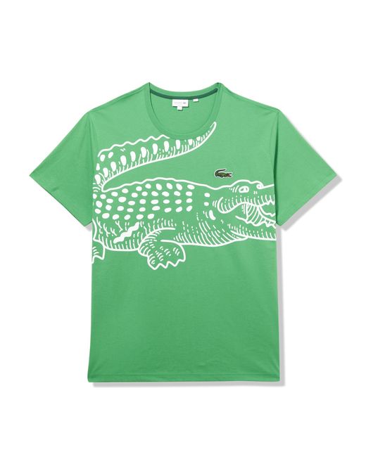 Lacoste Green Big Fit Jersey T-shirt for men