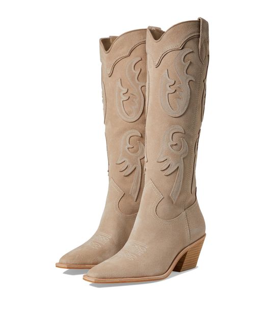Dolce Vita Samsin Western Boot in Natural | Lyst